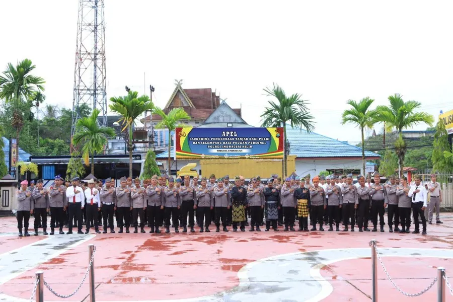 Polres Inhil Luncurkan Tanjak dan Selempang sebagai Simbol Kehormatan dan Tanggung Jawab