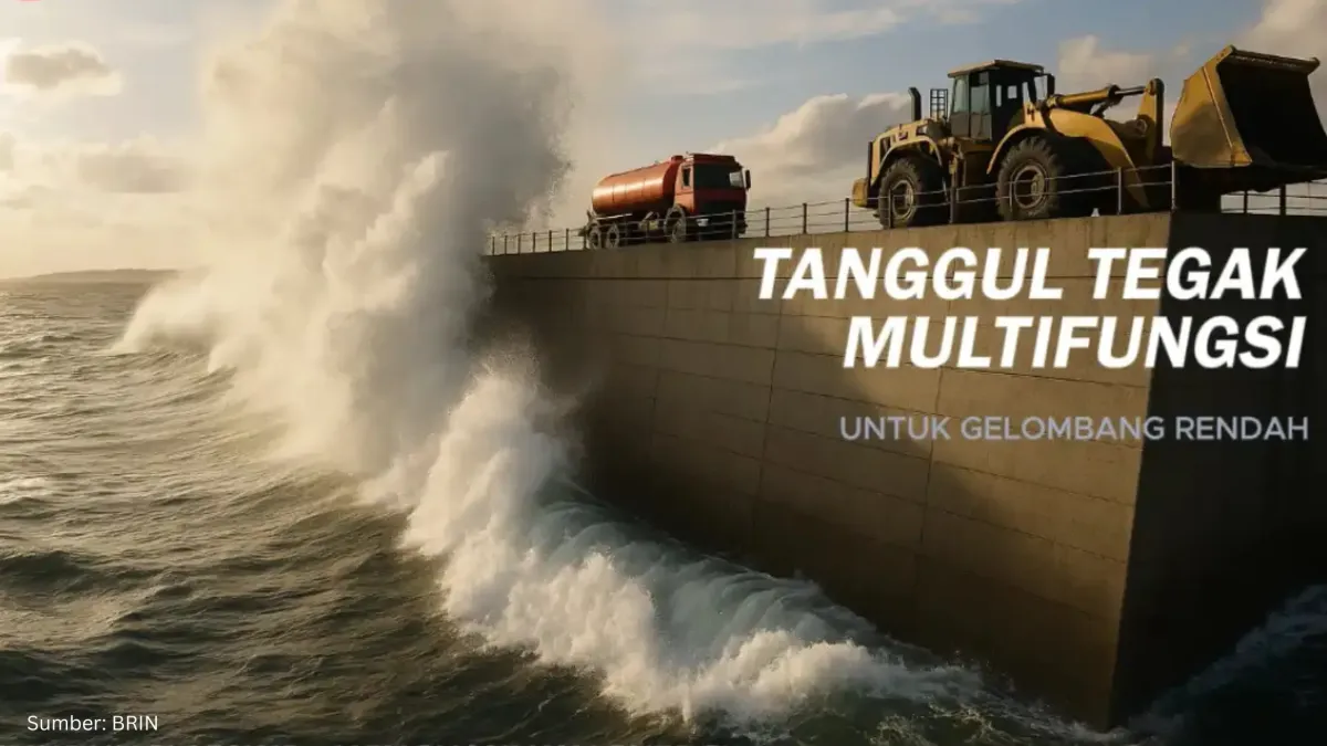 BRIN Luncurkan Tanggul Multifungsi untuk Atasi Rob dan Ciptakan Energi Terbarukan