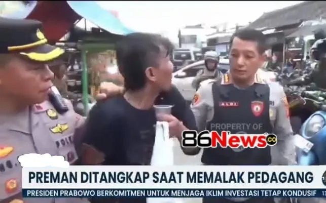 Polresta Bandung Tangkap Preman Pemalak Jelang Ramadan