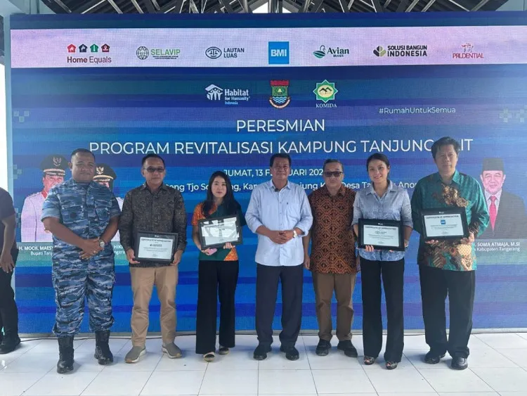 Lautan Luas Revitalisasi Tanjung Kait dengan 30 Rumah Layak Huni