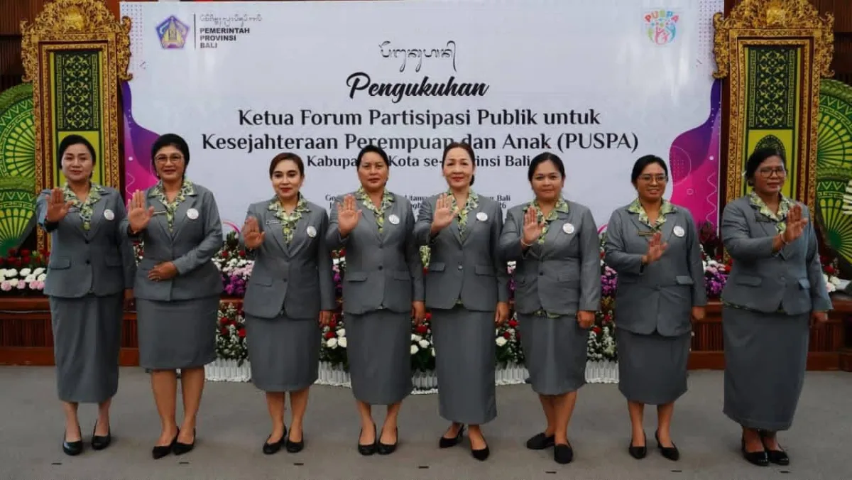 Pengukuhan Forum PUSPA Bali, Fokus pada Perlindungan Perempuan dan Anak