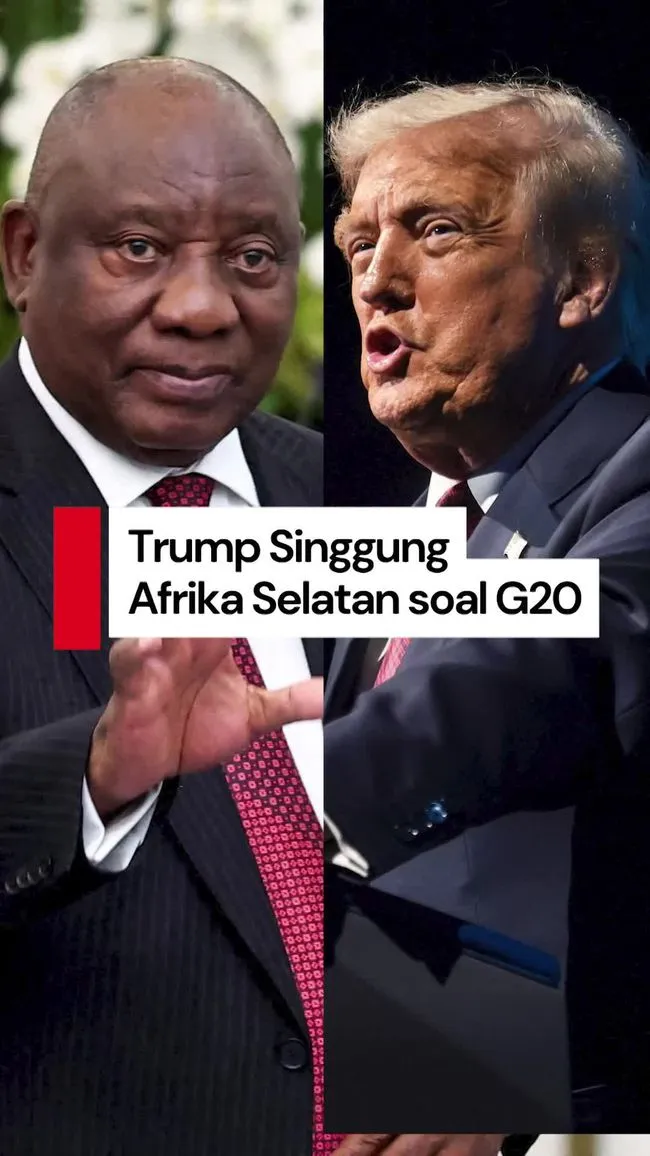 Trump: Afrika Selatan Tak Layak Dalam G20