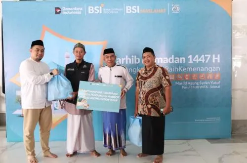 BSI Makassar Salurkan Bantuan Sosial dalam Tarhib Ramadhan di Gowa
