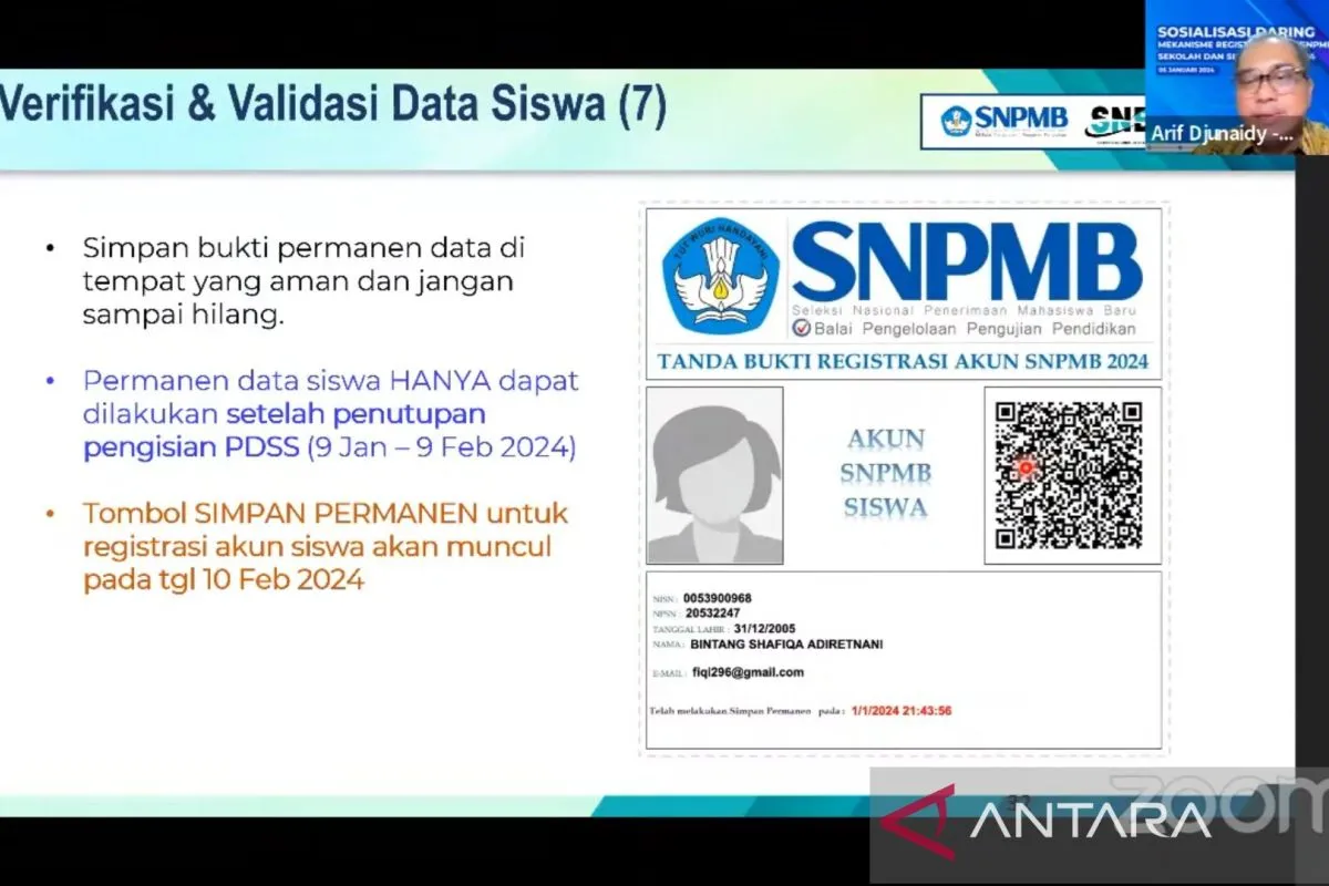 Pelajar Kelas 12 Wajib Buat Akun SNPMB 2026 untuk Masuk PTN