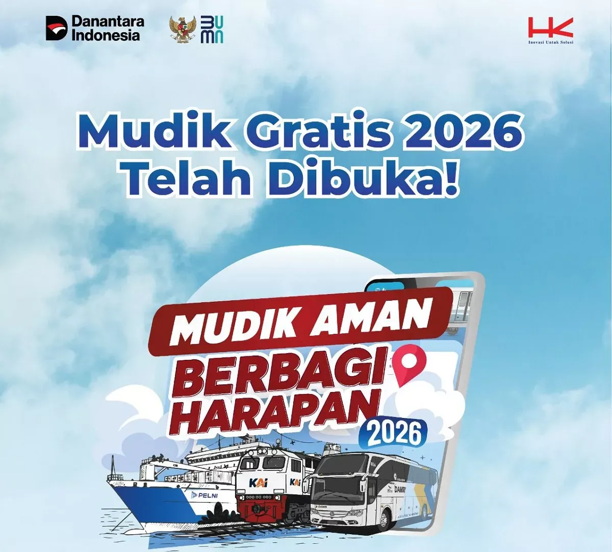 Hutama Karya Buka Pendaftaran Mudik Gratis 2026 untuk Pemudik Aman