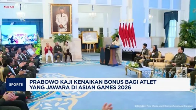 Prabowo Rencanakan Kenaikan Bonus Atlet Asian Games 2026