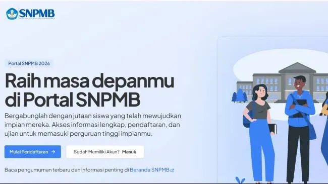 Pendaftaran SNBP 2026 Dibuka Hari Ini: Berikut Jadwal, Syarat, dan Cara Pendaftarannya