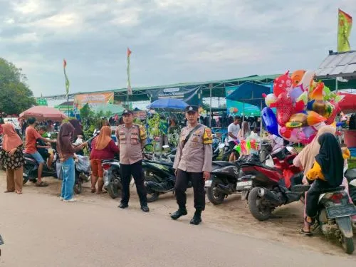 Polsek Seputih Banyak Intensifkan Patroli Jelang Buka Puasa untuk Amankan Penjualan Takjil