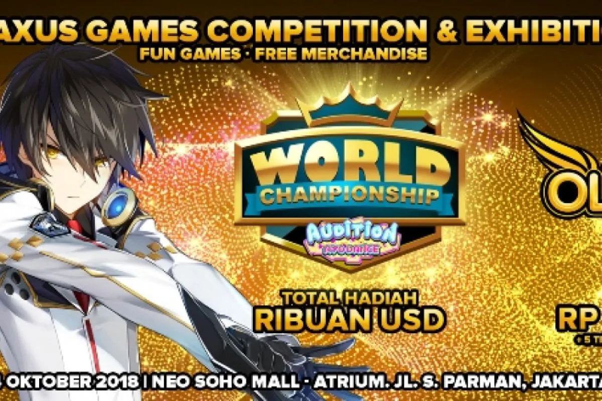 Megaxus Olimpiade 2018: Kompetisi E-Sport Nasional Hadiah Rp91,3 Juta
