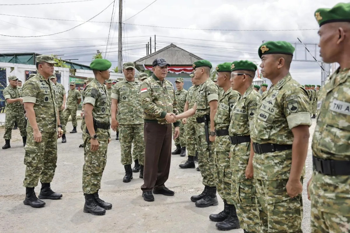 Menhan RI Tinjau Yonif TP 888 untuk Perkuat Pertahanan Nasional