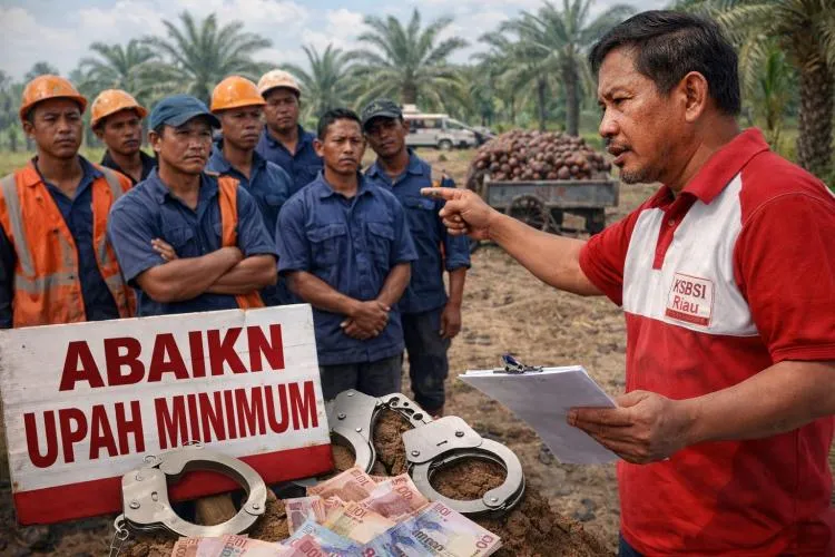 KSBSI Riau Tegaskan 7 Perusahaan Sawit Abaikan Upah Minimum Berisiko Sanksi