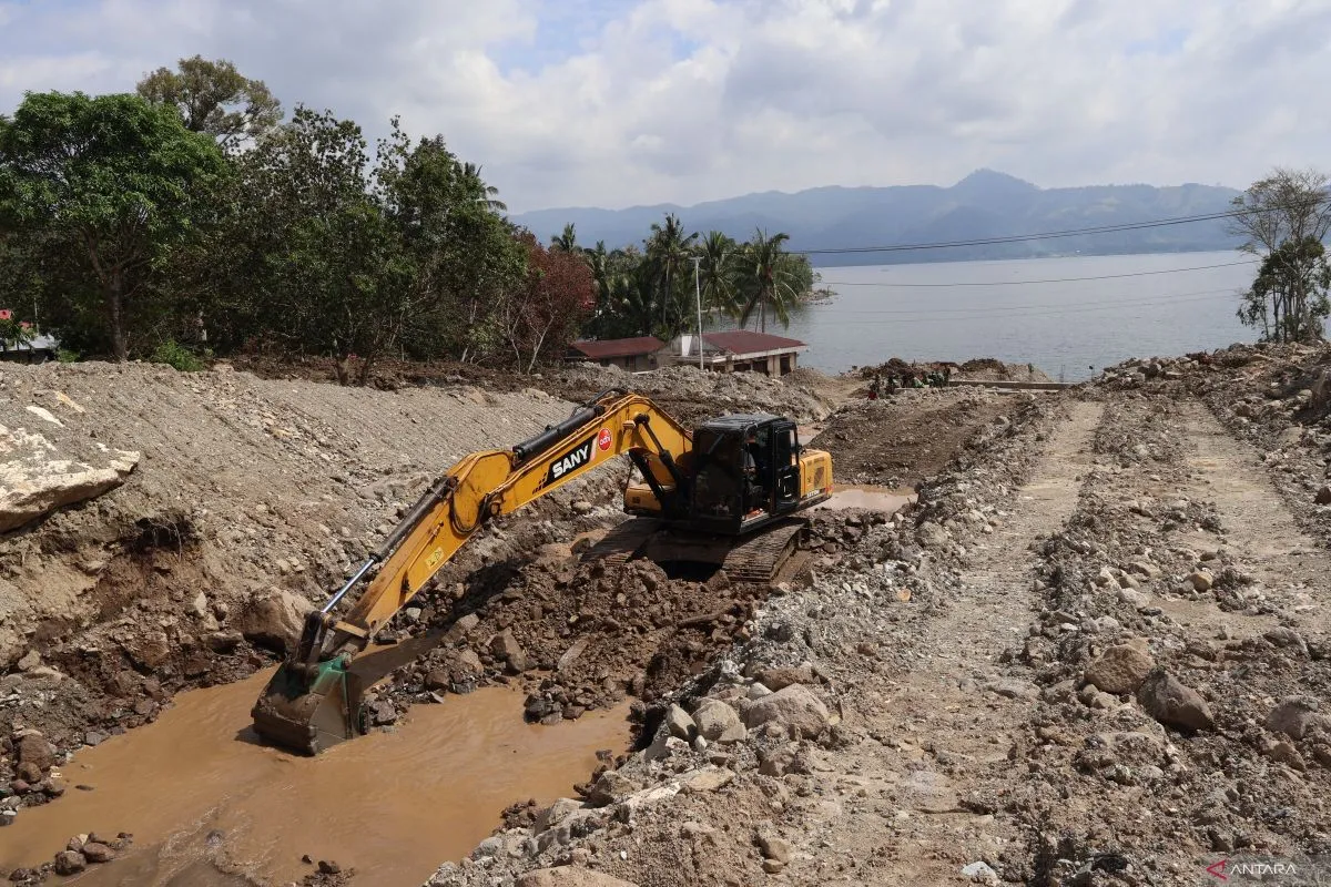 Pembangunan Jembatan Aramco di Tanah Datar Capai 55 Persen
