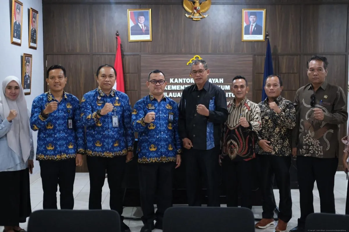 Kemenkum Babel dan DPRD Bangka Bahas Ranperda Insentif Investasi