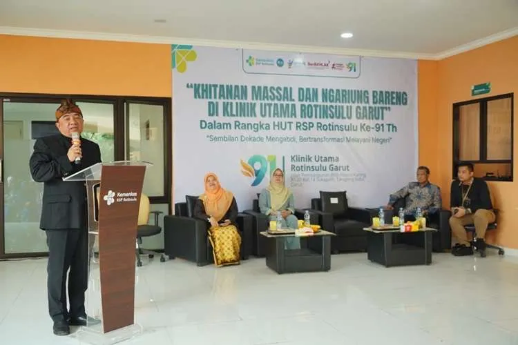 HUT ke-91 RS Rotinsulu: Khitanan Massal untuk Sinergi Kesehatan di Garut