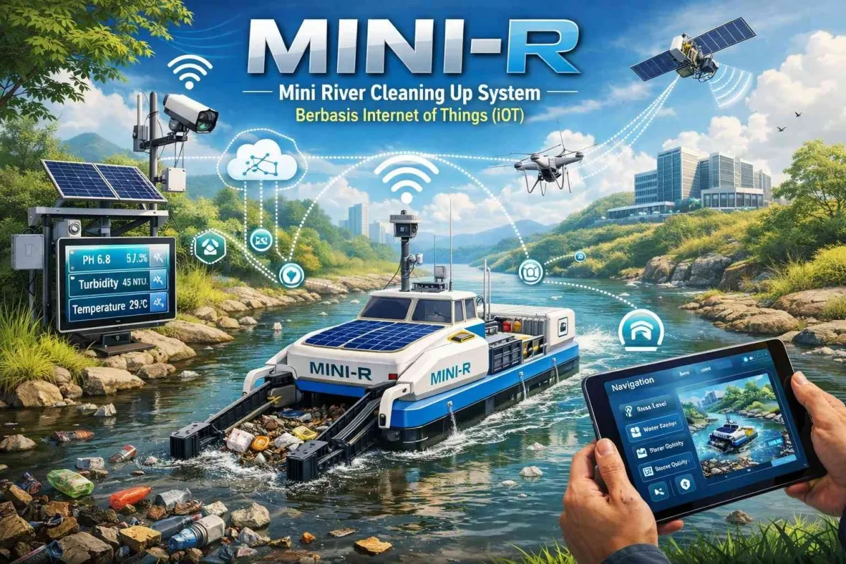 Minir Ciptakan Sistem Pembersihan Sungai Berbasis IoT yang Diakui Negara