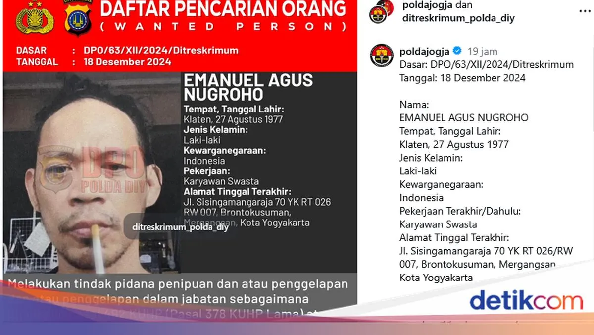 Polda DIY Klarifikasi Kasus Penipuan Bisnis Alat Musik oleh Emanuel