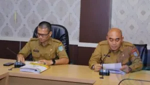 Sekda Pimpin Rapat Evaluasi Perubahan APBD 2026 di OKU Selatan