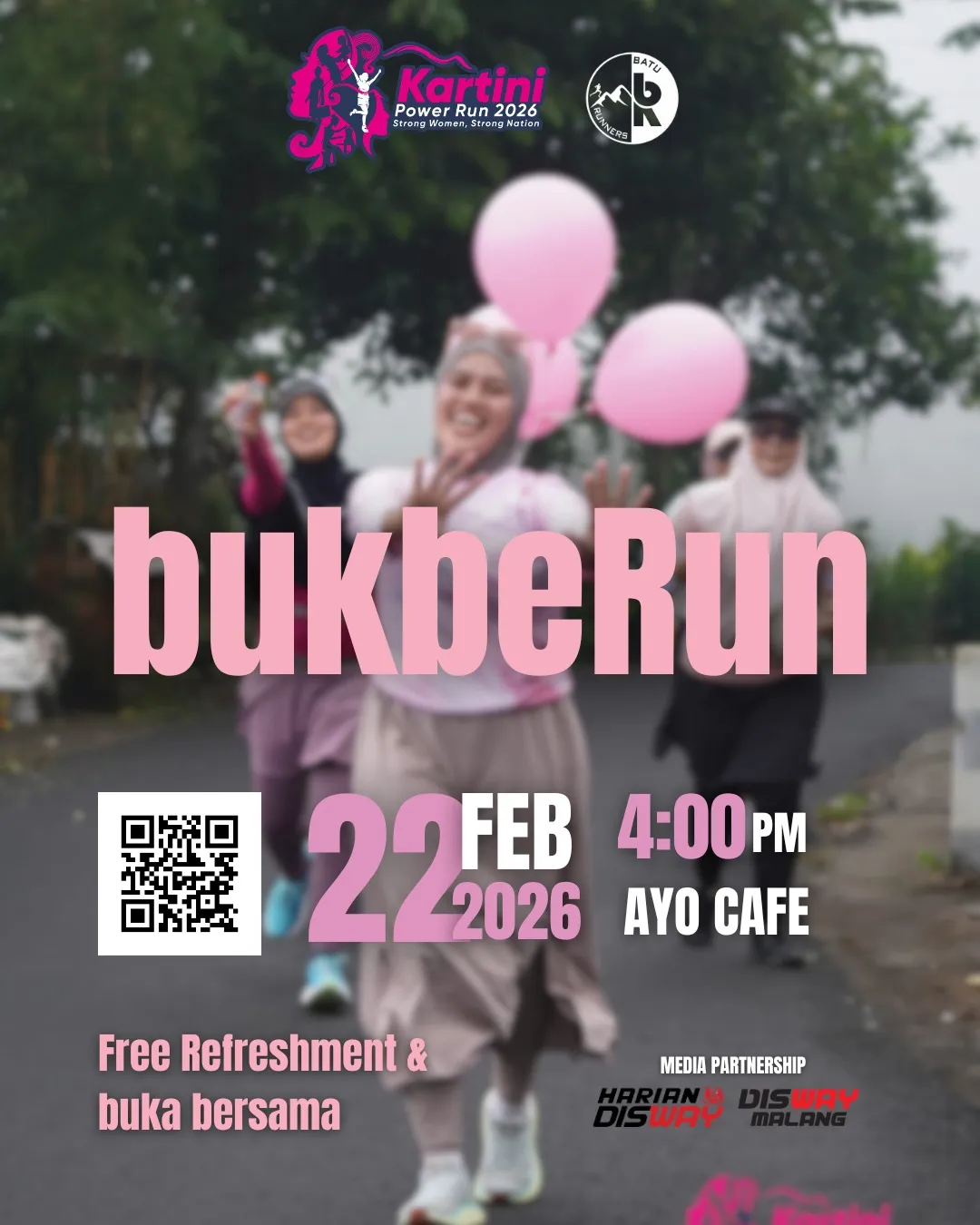 BukberRun Kartini Power Run: Ngabuburit Sambil Berlari di Kota Batu