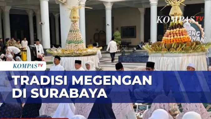 Warga Surabaya Rayakan Tradisi Megengan Menyambut Ramadan
