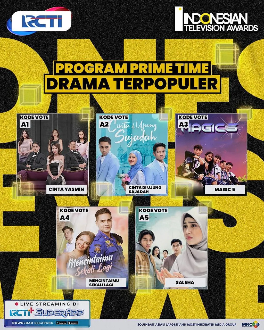 ITA 2025 Rayakan 10 Tahun dengan Kategori Baru untuk Televisi Indonesia