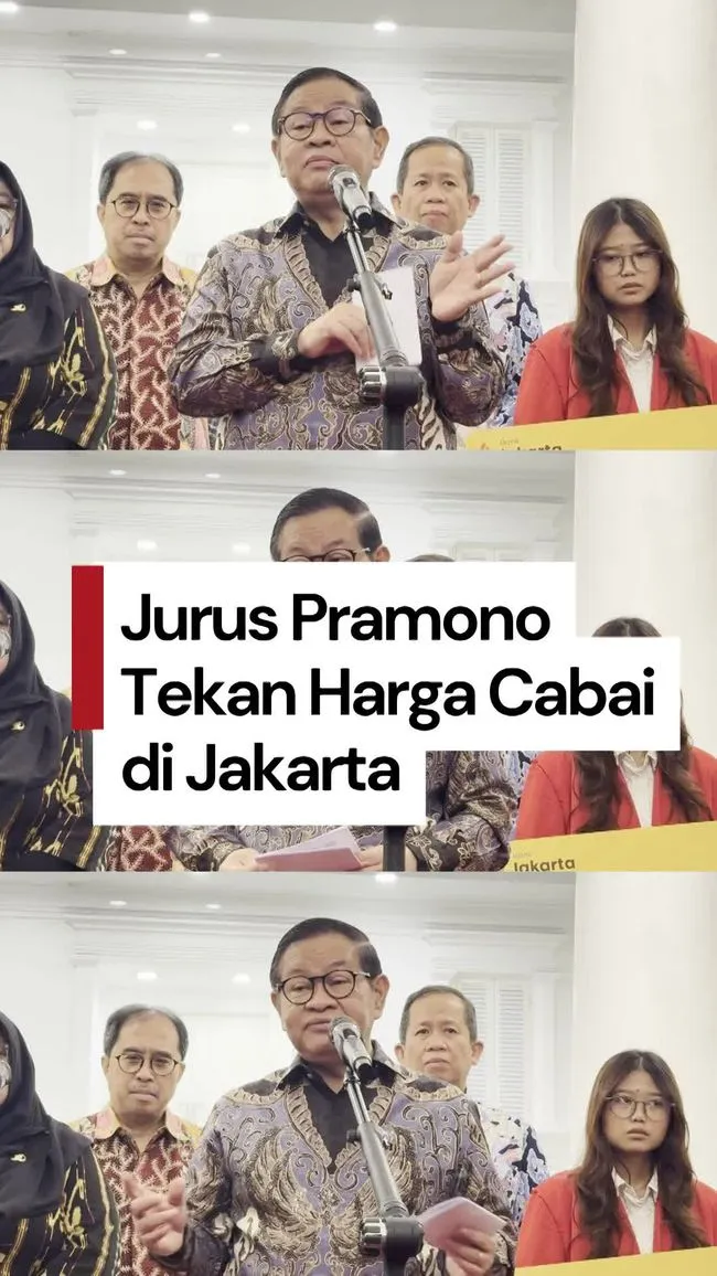 Pramono Tawarkan Solusi Atasi Lonjakan Harga Cabai di Jakarta