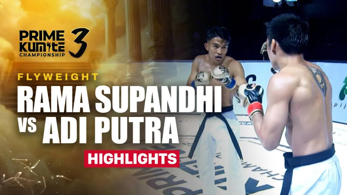 Pertarungan Seru Adi Putra dan Rama Supandhi di Prime Kumite Championship 3