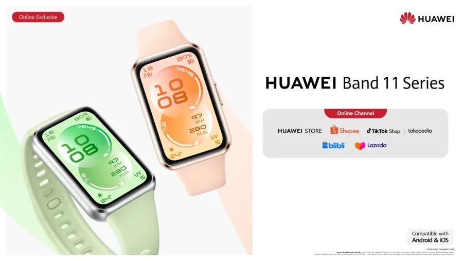 Huawei Luncurkan Band 11 Series untuk Gaya Hidup Sehat Modern