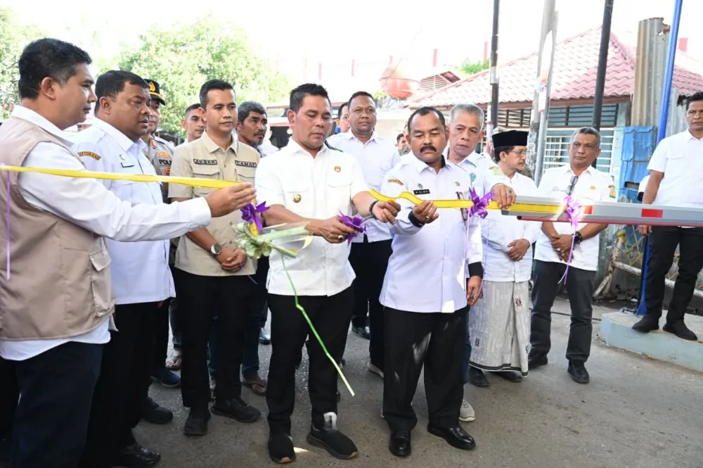 Peresmian Portal Masuk Pasar Lambaro oleh Bupati Aceh Besar