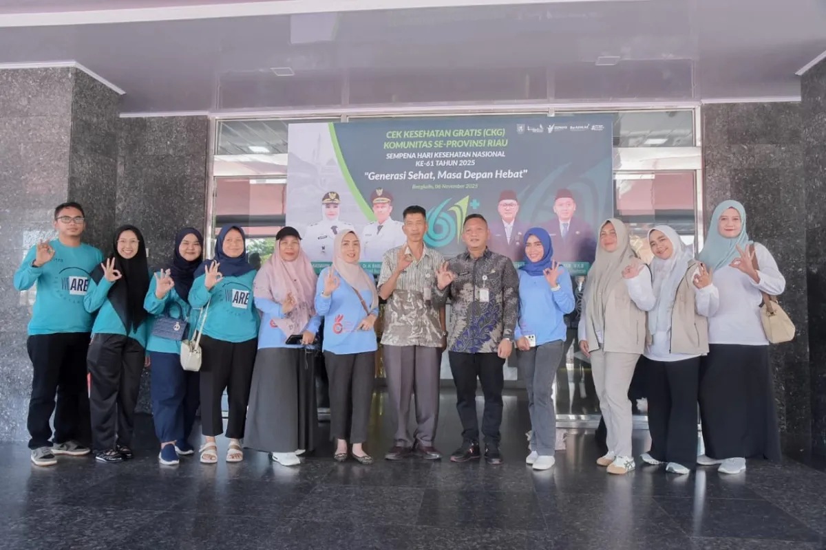 Pemkab Bengkalis Gelar Cek Kesehatan Gratis dan Donor Darah untuk HKN ke-61