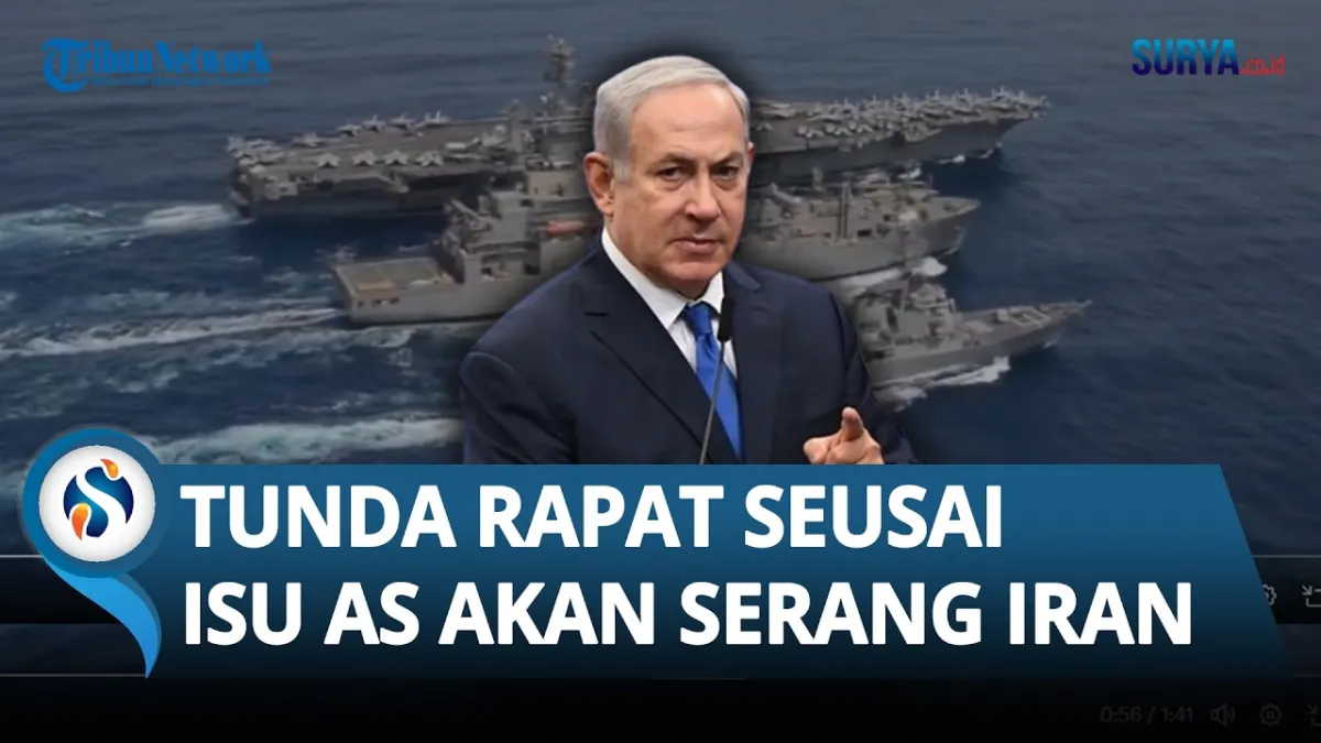 Netanyahu Tunda Rapat Kabinet di Tengah Ketegangan AS-Iran