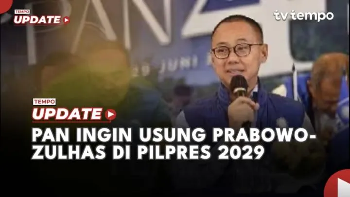 PAN Dukung Prabowo-Zulkifli Hasan di Pilpres 2029