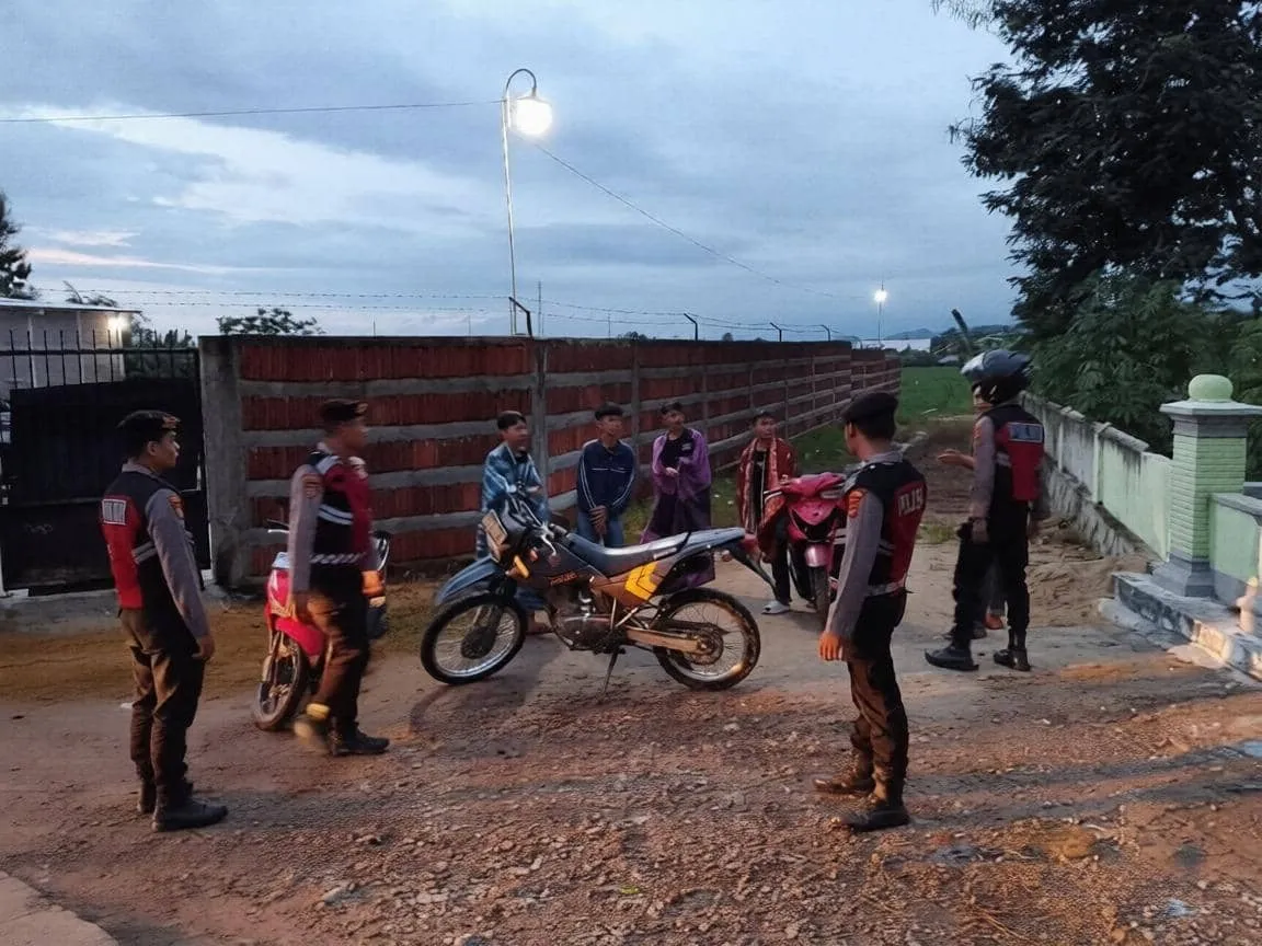 Polisi Amankan TPU Pringsewu dari Aksi Perang Petasan Selama Ramadan