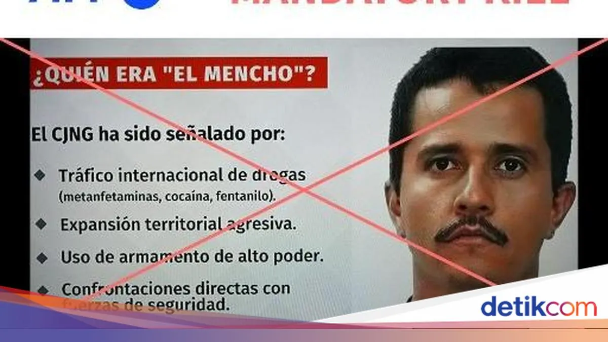 Bos Kartel CJNG, El Muncho, Tewas Dalam Bentrokan Dengan Militer Meksiko