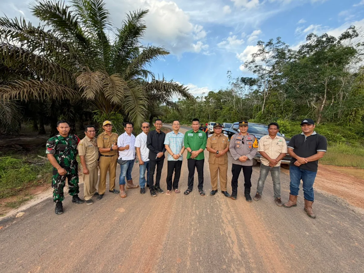 Perbaikan Darurat Jalan Poros Mentaya Hulu Capai 80 Persen