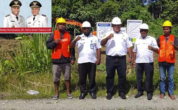 Pembangunan Tower Telekomunikasi DMT Resmi Dimulai di Burmeso