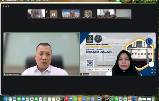 Kanwil Kemenkum Sultra Tingkatkan Kapasitas Perancang Perda melalui Pendalaman Materi