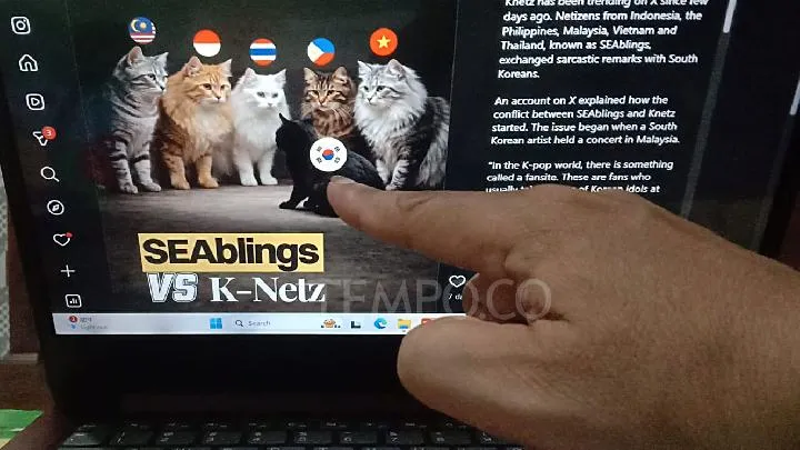 Media Sosial Picu Konflik Identitas Antara SEAblings dan K-netz