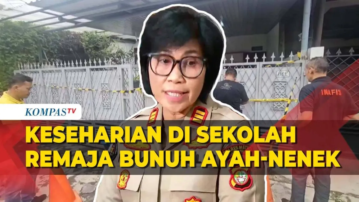 Keseharian Remaja Pembunuh Ayah dan Nenek di Sekolah Terungkap