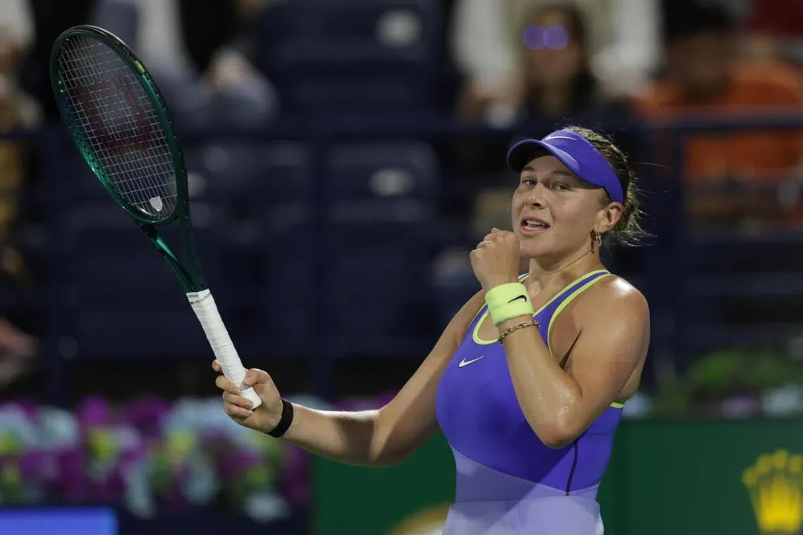 Anisimova Singkirkan Andreeva, Melaju ke Semifinal Dubai Tennis Championships