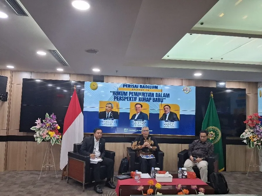 Diskusi Hukum Pembuktian dalam KUHAP Baru di PERISAI Badilum