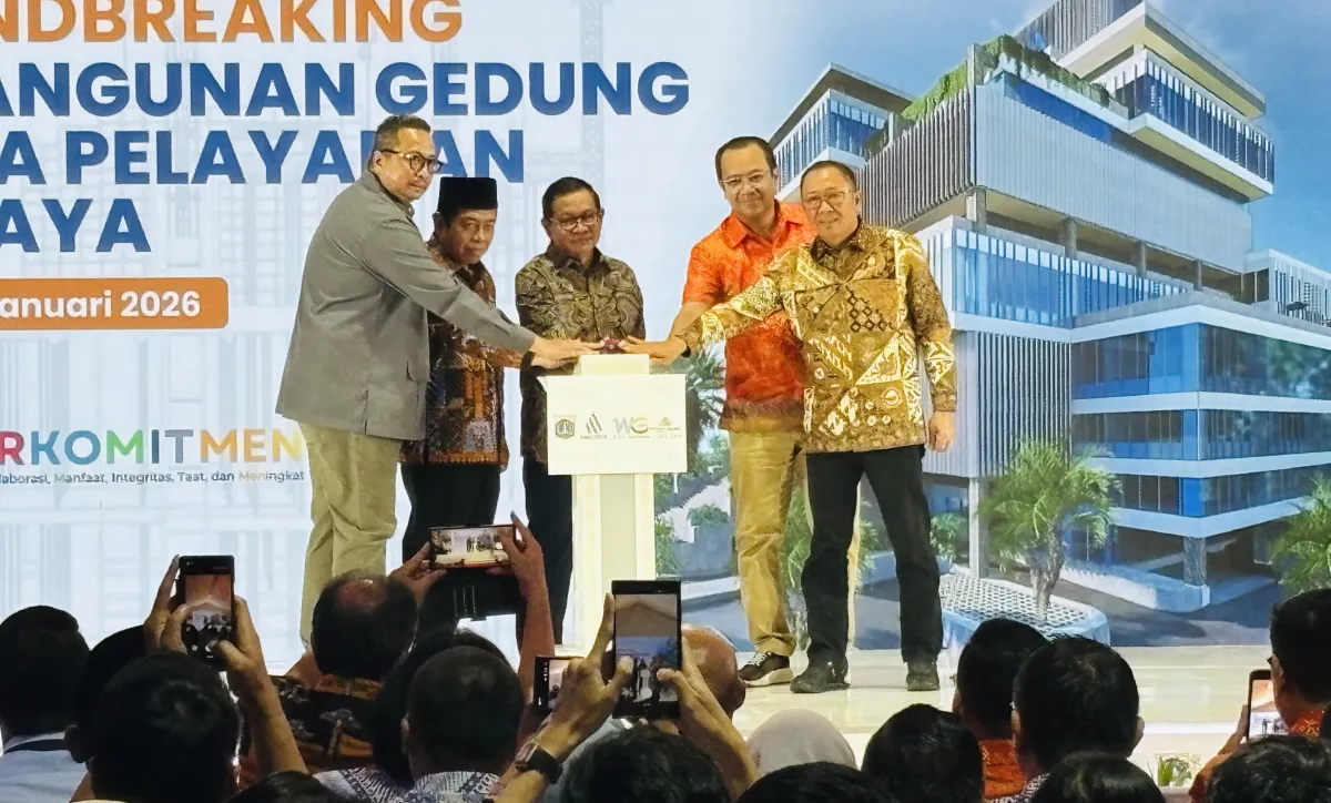 Pembangunan Gedung Sentra Pelayanan PAM Jaya Resmi Dimulai, Pramono Anung Tekankan Pentingnya Layanan Air Bersih