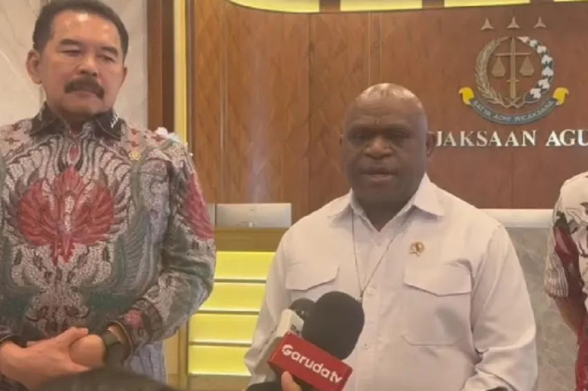 Jaksa Agung dan Menteri HAM Bahas Revisi UU HAM di Jakarta