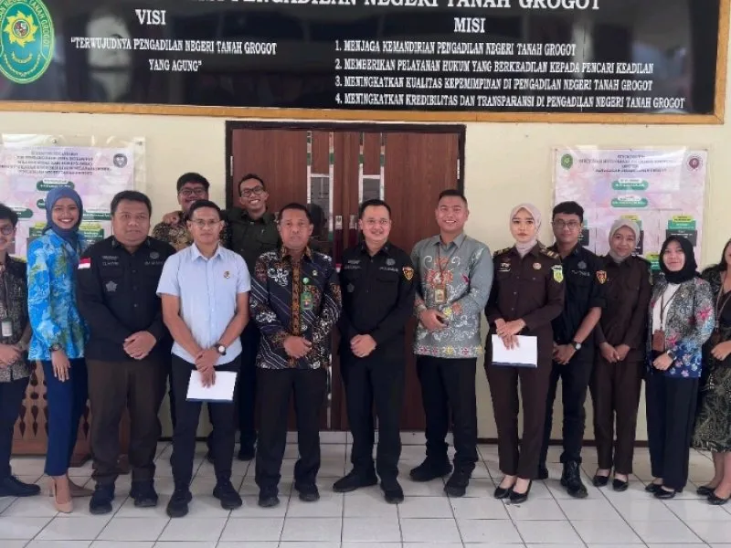 PN Tanah Grogot dan Kejaksaan Bahas Implementasi KUHP dan KUHAP Baru