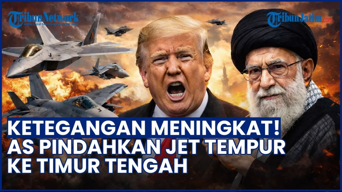 AS Pindahkan Jet Tempur ke Timur Tengah, Ancaman Perang dengan Iran Meningkat