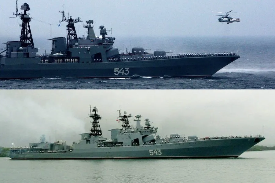 Fregat Rusia Marshal Shaposhnikov Ikuti Parade Armada Internasional 2026 di India