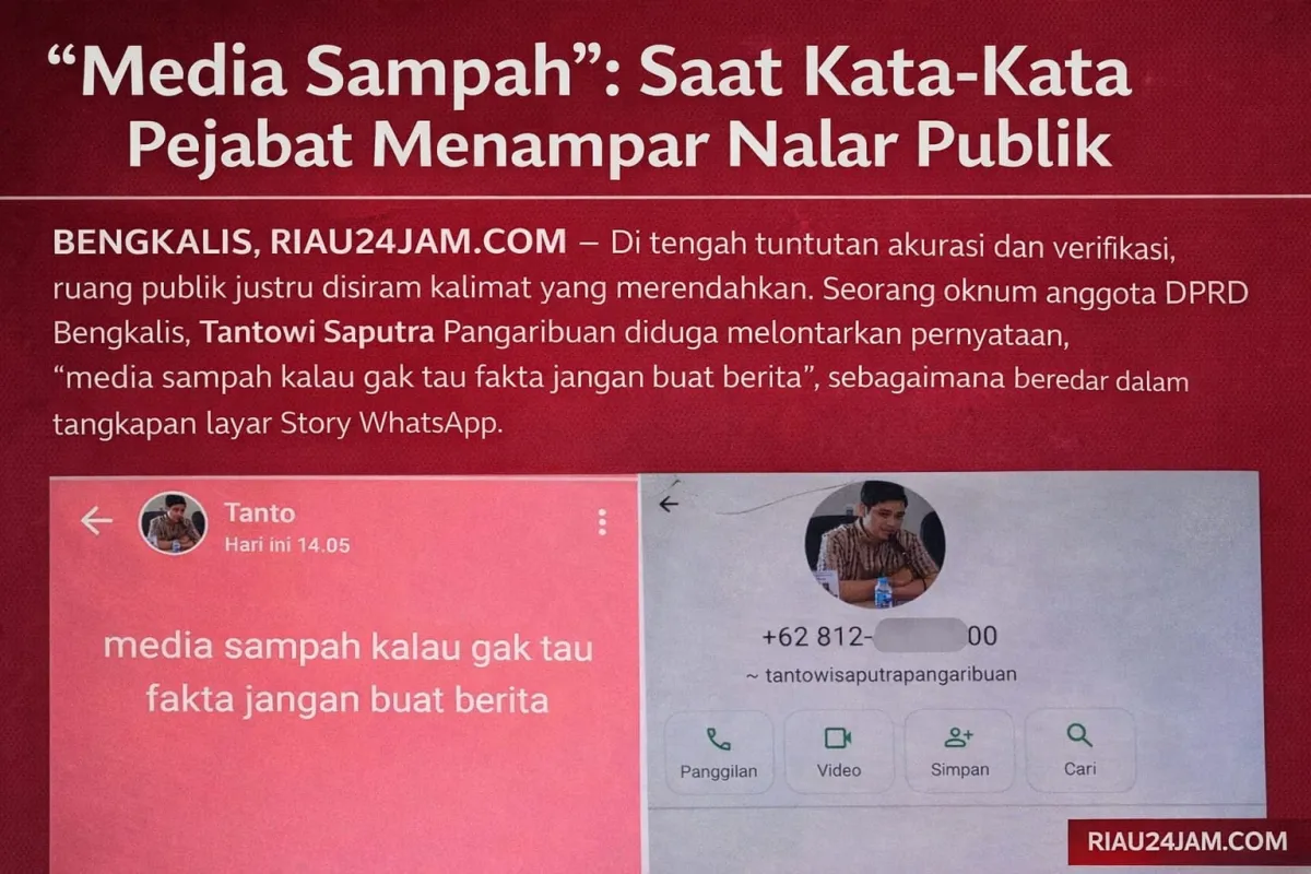 Pernyataan Kontroversial Anggota DPRD Bengkalis Memicu Diskusi Publik
