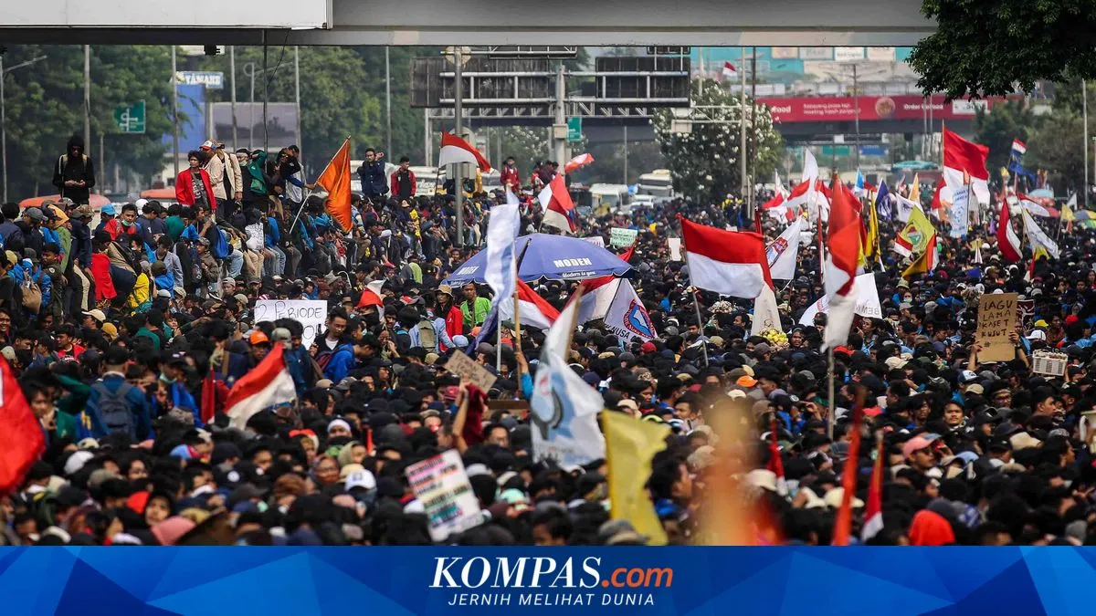 Ribuan Aparat Amankan Demonstrasi di Jakarta Pusat, Masyarakat Diimbau Atur Perjalanan