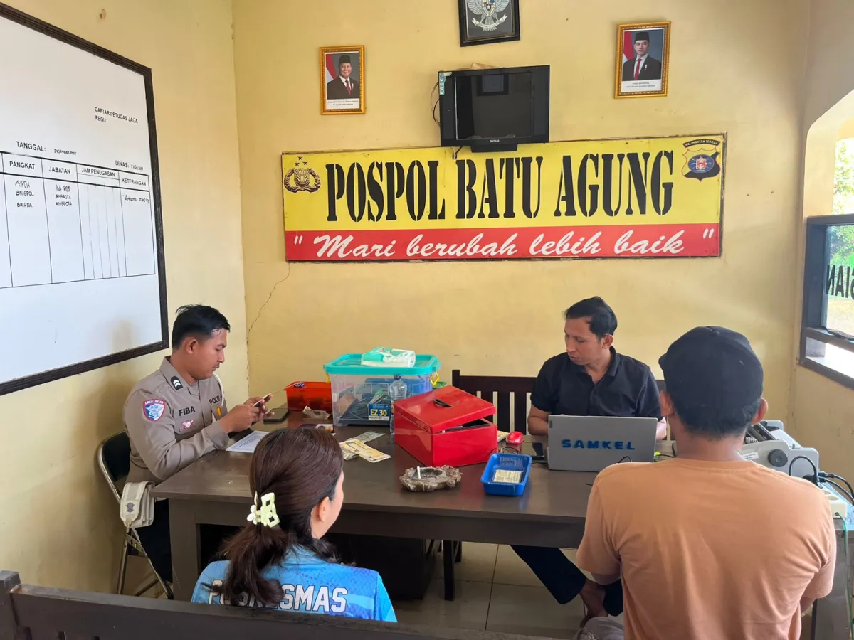 Satlantas Polres Seruyan Gelar Samsat Keliling untuk Permudah Pelayanan Pajak di Desa Batu Agung