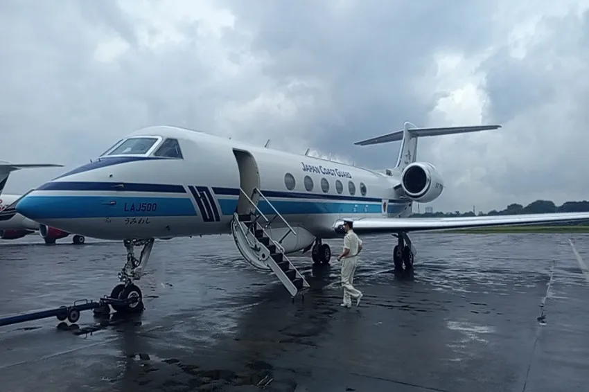 Bakamla RI Latihan Pemantauan Maritim dengan Jet Canggih dari Japan Coast Guard