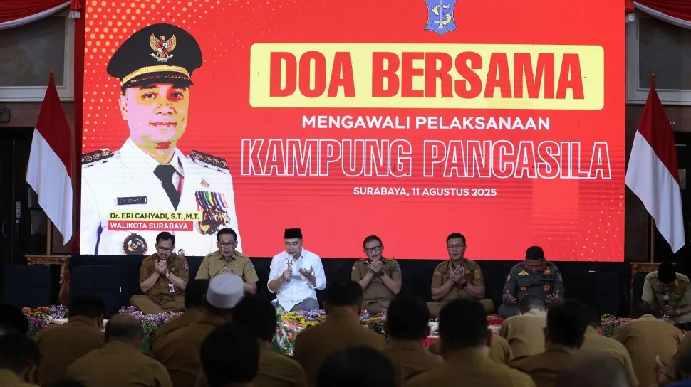 Pemkot Surabaya Luncurkan Kampung Pancasila untuk Atasi Isu Sosial dan Lingkungan